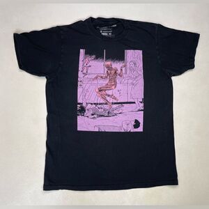 Junji Ito Collection Anime Graphic T-shirt Men Medium Black Short Sleeve